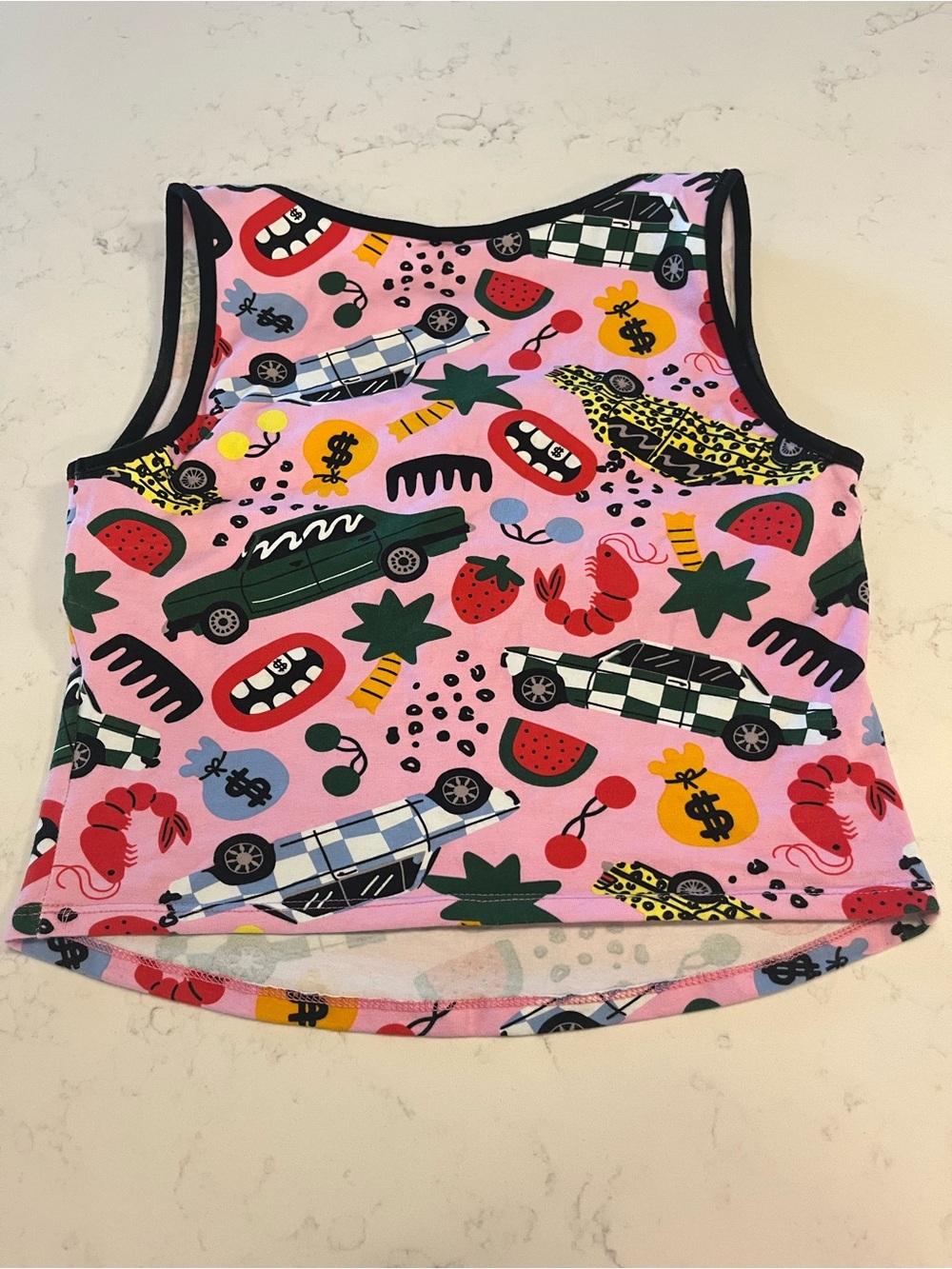 NOOWORKS "Roll Out" Ruched Crop Tank Top - Size M - EUC - Picture 5 of 7